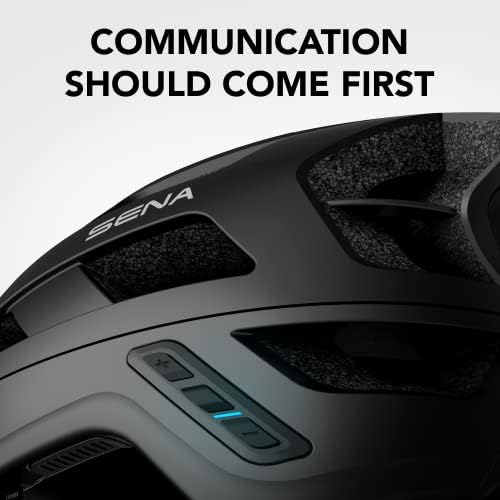 Sena M1 Evo, casque vélo intelligent Bluetooth, connectivité Smartphone, musique, GPS et appels téléphoniques pour cycli