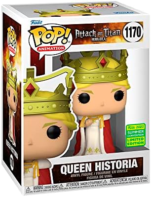 Funko POP Attack on Titan Queen Historia Animation Convention Vinyl (Exc)Collection Convention Joueurs Amateurmaxlength: